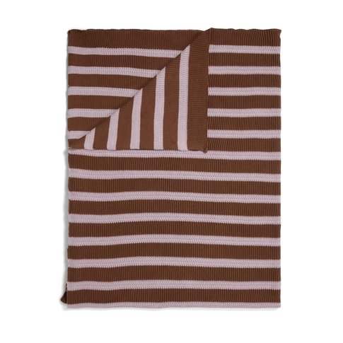 MARC O'POLO  STRUCTURE KNIT toffee brown | Cotton knit