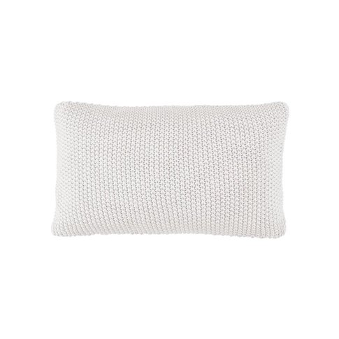 MARC O'POLO  NORDIC KNIT cushion, off-white | Cotton knit | 30x60 cm