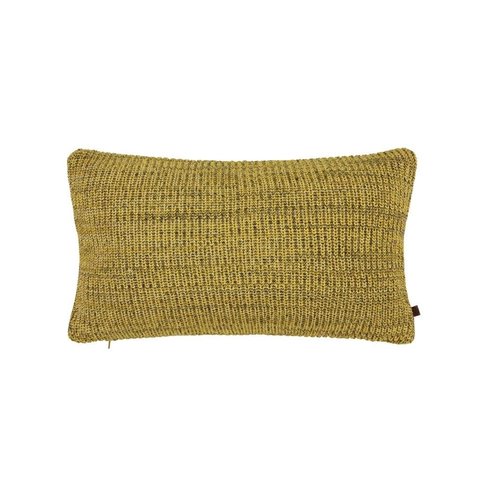 MARC O'POLO  KUARA Plaid yellow | Knitted plaid | 130x170cm