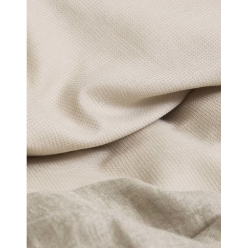 MARC O'POLO  Marc O'Polo Bettwäsche | SUMMER PIQUE oatmeal | 100%  Stone Washed Baumwolle