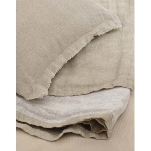 MARC O'POLO  LINKA QUILT/CUSHION sand | Pure linen
