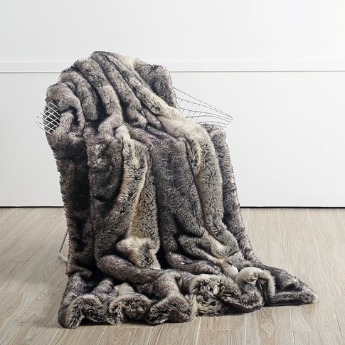 Star Home Textil GmbH GRAY WOLF | faux fur blankets | 150/200 cm