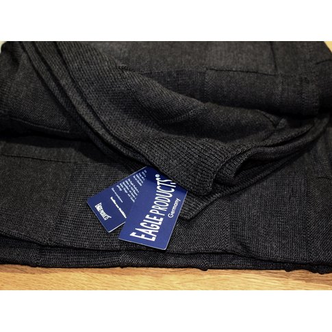 Eagle Products Eagle Products | Blanket VERONA black | 140/220 cm | Hemsing carpet