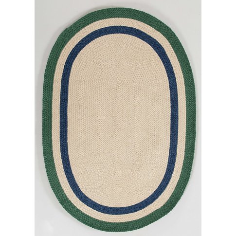 Tisca Teppiche Rovera Flecht Teppich | OVAL |  Standardmaße |100% Sisal