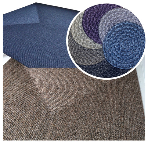 Tisca Teppiche Rovera Flecht Teppich | ECKIG |  Standardmaße |100% Sisal