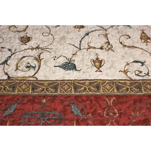 Bassetti  Tagesdecke |  OPLONTIS v8  Rot (LC) | ...verschiedene Größen |  Produktinformationen