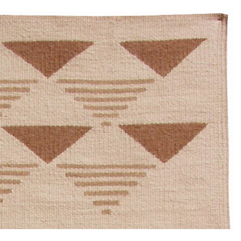 Heluan Teppich Heluan NATUR | Des. 1546 TRIANGLE | Egyptian kilim | 100% virgin wool