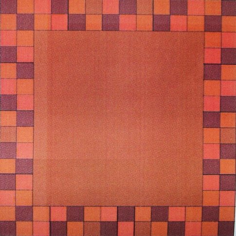 Moderner Kelim Kelim Teppich Finesse |  WÜRFEL BORDER 3300 |  100% Schurwolle