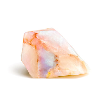 SoapRocks | Myna Seifen WHITE OPAL | peach, geranium, moss