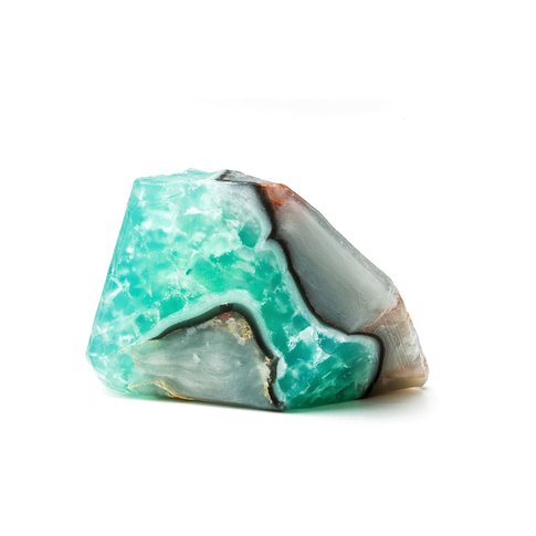 SoapRocks | Myna Seifen SoapRocks | AQUA GEODE | Körperseifen - Jedes Stück ist ein einzigartiges Unikat ca. 170g