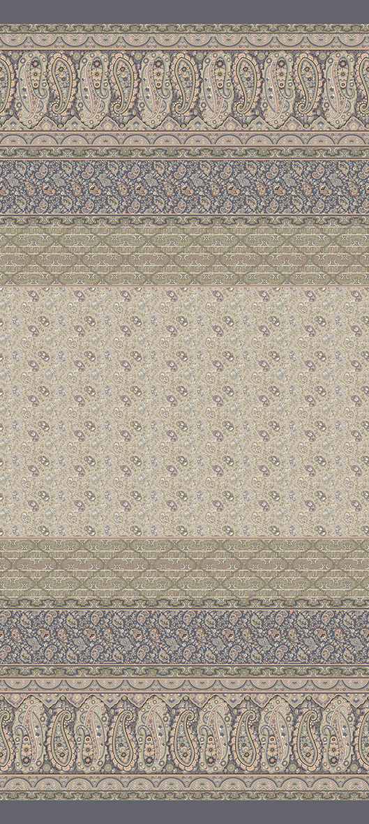 Fular de algodón ACT73FB - Colores de otoño