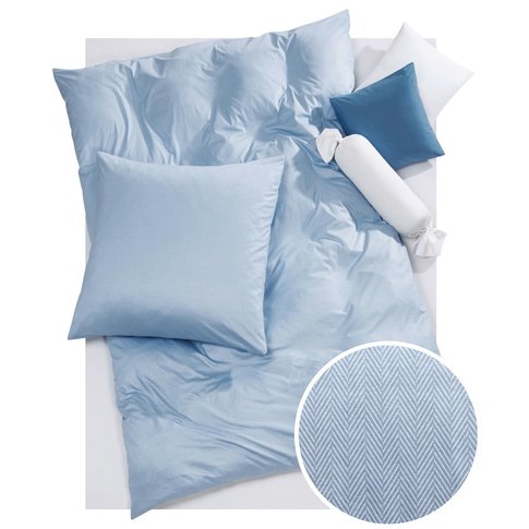 Doris Meyer  Doris Meyer | 100% Baumwolle |  FISCHGRÄTE - bleu-weiss