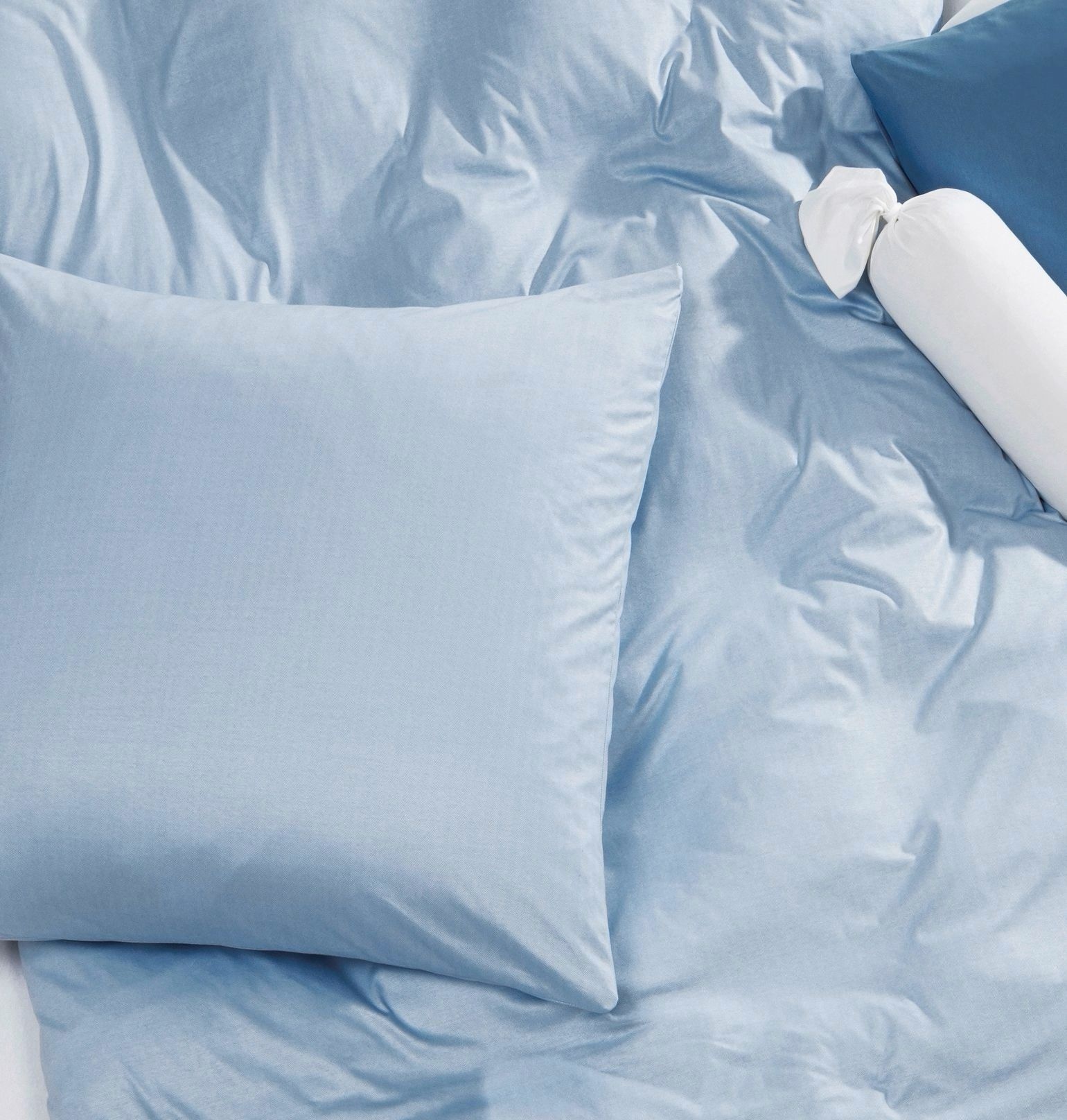 Fishbone Interlock oris Meyer | Interlock jersey FISHBONE | bleu-white - Teppich Hemsing