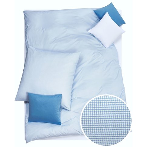 Doris Meyer  Doris Meyer | 100% Baumwolle | HAHNENTRITT - bleu-weiss