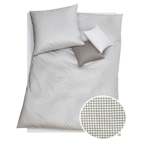 Doris Meyer  Doris Meyer | Interlock jersey | HOUNDSTOOTH | greige-white