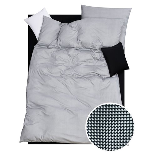 Doris Meyer  Doris Meyer | Interlock jersey | HOUNDSTOOTH | black and white