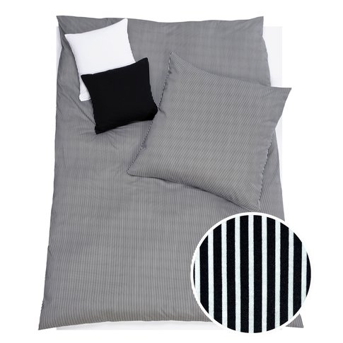 Doris Meyer  Doris Meyer | Interlock-Jersey | STREIFEN | black-and-white