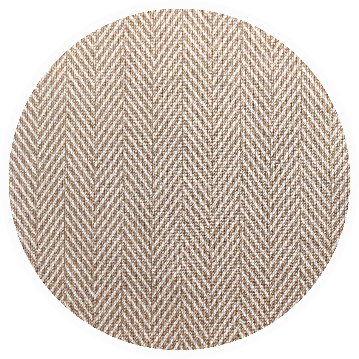 Fishbone Interlock oris Meyer | Interlock jersey FISHBONE | sand-white - Teppich Hemsing