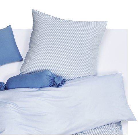 Doris Meyer  Doris Meyer | Interlock jersey | Striped houndstooth | blue-white