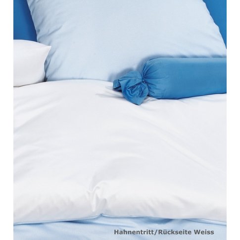 Doris Meyer  Doris Meyer | Interlock-Jersey | HAHNENTRITT | bleu-weiss