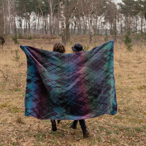 Ibena Blanket NAVAN | 150/200cm | cuddly soft!