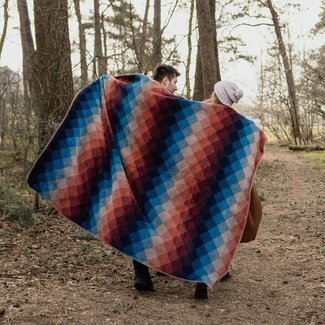 Ibena BRAY blanket | 150/200 cm | 58% cotton, 35% polyacrylic, 7% polyester