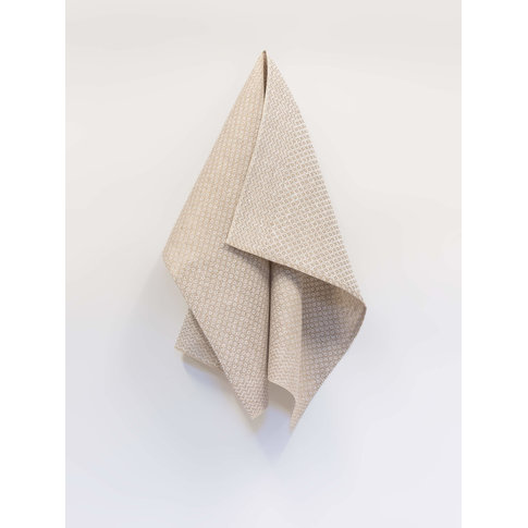 Vieböck - Leinen Tea towel RAUTE | 100% linen | 50/70 cm