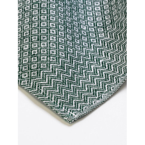 Vieböck - Leinen Geschirrtuch RAUTE Fb. 80 grün | 100 % Leinen | 50/70cm | Produktinformation