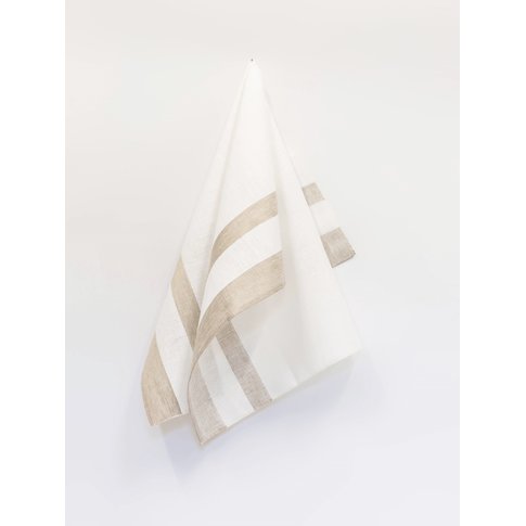 Vieböck - Leinen Tea Towel BLOCK STRIPES | 100% Linen | 50/70cm