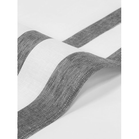 Vieböck - Leinen Glasscloth BLOCK STRIPES Col. 99 | 100% Linen | 50/70cm | Product Information
