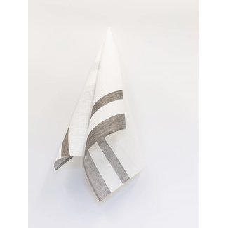 Vieböck - Leinen Glass Towel BLOCK STRIPES | 100% Linen | 50/70cm