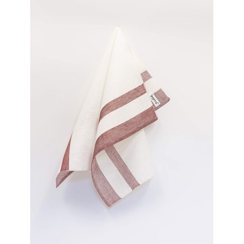 Vieböck - Leinen Glass cloth BLOCK STRIPES | 100% linen | 50/70cm