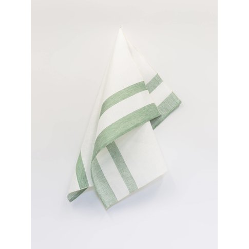 Vieböck - Leinen Glass cloth BLOCK STRIPES Col. 82 | 100% Linen | 50/70cm | product information