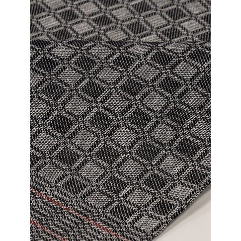 Vieböck - Leinen Dish towel - GRUBENTUCH | 50% linen, 50% cotton | black and white | 50/70cm | Product information