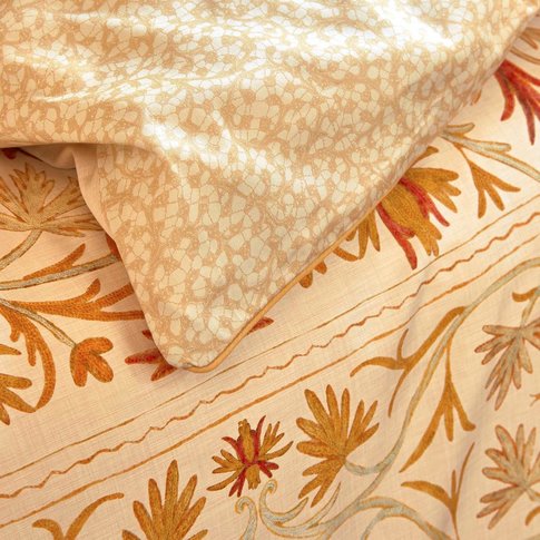 ESSENZA - Inspirationen aus aller Welt! Bettwäsche | VICIA yellow | 100%  Bio-Baumwoll Satin  GOTS