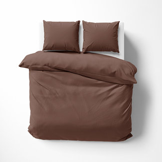 Lorena Bettwäsche & Kissenbezüge Satin bed linen or pillowcases | UNI color 58 coffee