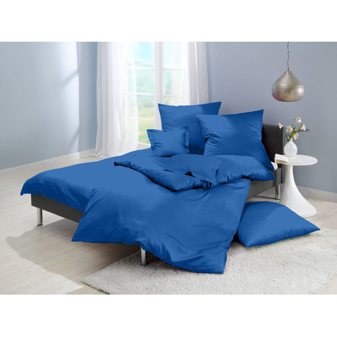 Lorena Bettwäsche & Kissenbezüge Satin bed linen or pillowcases | Solid color 16 royal blue | Product information