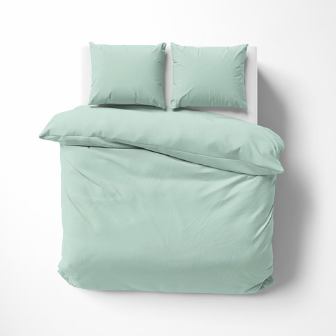 Lorena Bettwäsche & Kissenbezüge Satin sheets or pillowcases | Uni color 25 ice green | product information