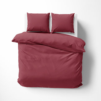 Lorena Bettwäsche & Kissenbezüge Satin bed linen | Solid color 672 brick red | 100% cotton