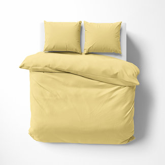 Lorena Bettwäsche & Kissenbezüge Satin bed linen | Solid color 441 yellow | 100% cotton