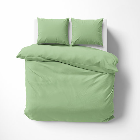 Lorena Bettwäsche & Kissenbezüge Satin sheets or pillowcases | UNI Col. 322 pistachio