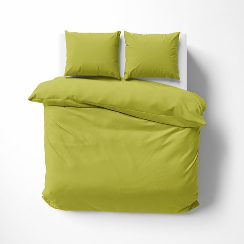 Lorena Bettwäsche & Kissenbezüge Satin bed linen | Solid color 321 granny | 100% cotton