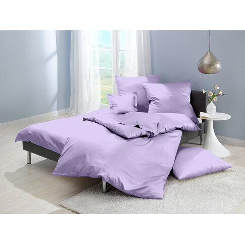 Lorena Bettwäsche & Kissenbezüge Satin bed linen or pillowcases | Uni color 71 lavender | Product information
