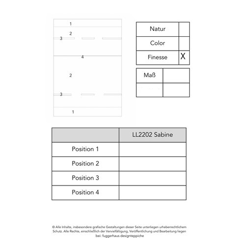 Moderner Kelim Design SABINE | ... also available in custom sizes!