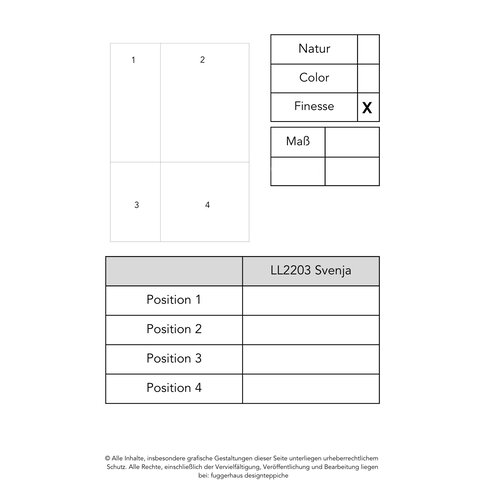 Moderner Kelim Design SVENJA  | ... auch im Wunschmaß verfügbar!