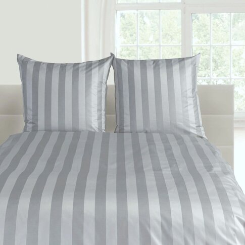 Curt Bauer Bed linen + pillowcases | COMO col. 1808 pearl grey