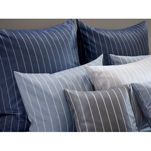 Curt Bauer Bed linen BELLUNO col. 1067 steel gray |135/200, 80/80 cm