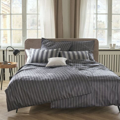 Curt Bauer Sheets + Pillowcases | BELLUNO col. 1067 steel grey