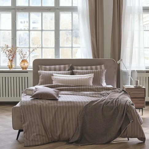 Curt Bauer Bed linen + pillowcases | BELLUNO col. 1137 sepia