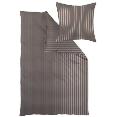 Curt Bauer Bed linen + pillowcases BELLUNO col. 1137 sepia | ..different sizes!